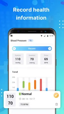 Blood Pressure Tracker android App screenshot 0